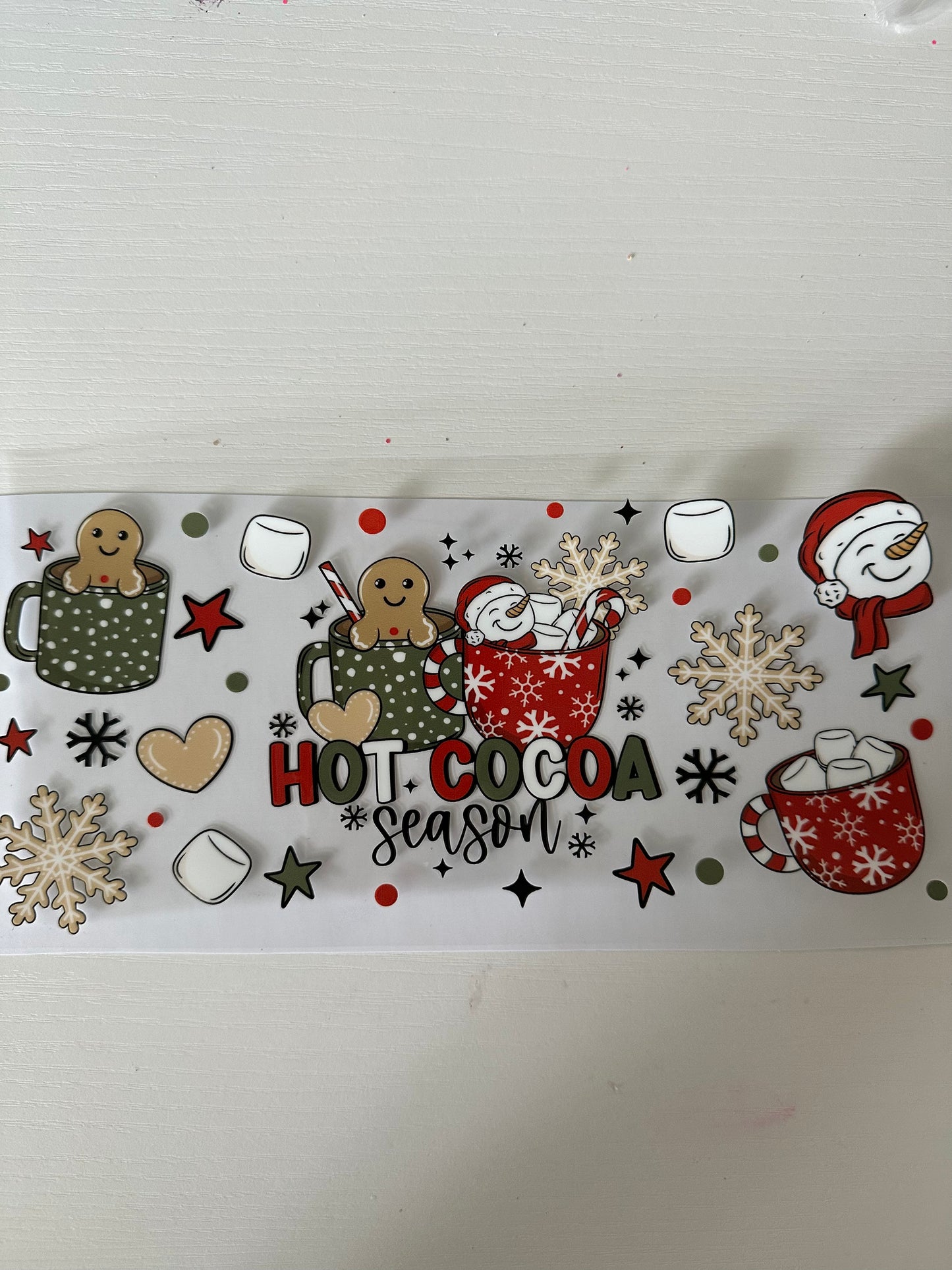 Hot cocoa decal