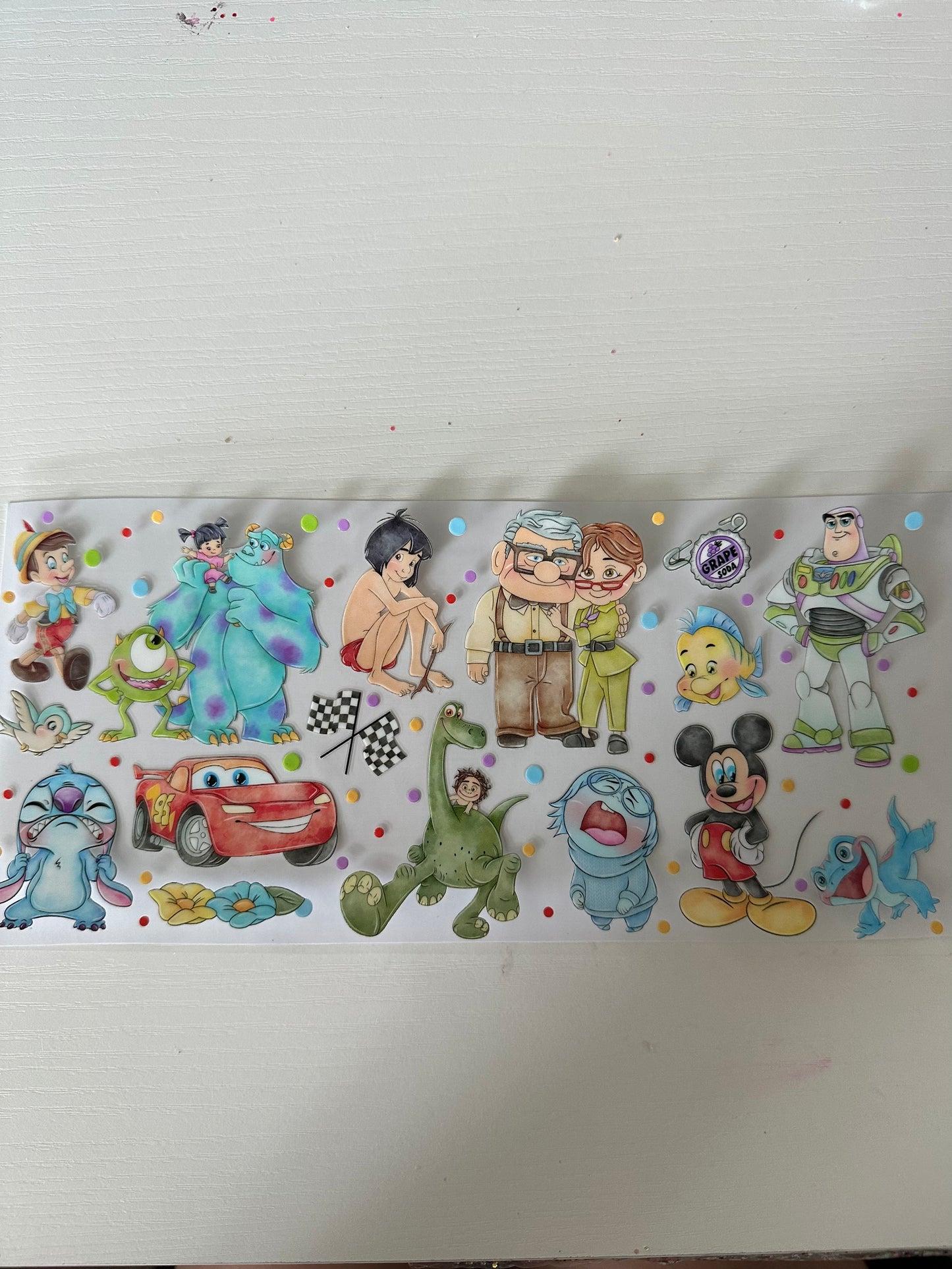 Characters decal