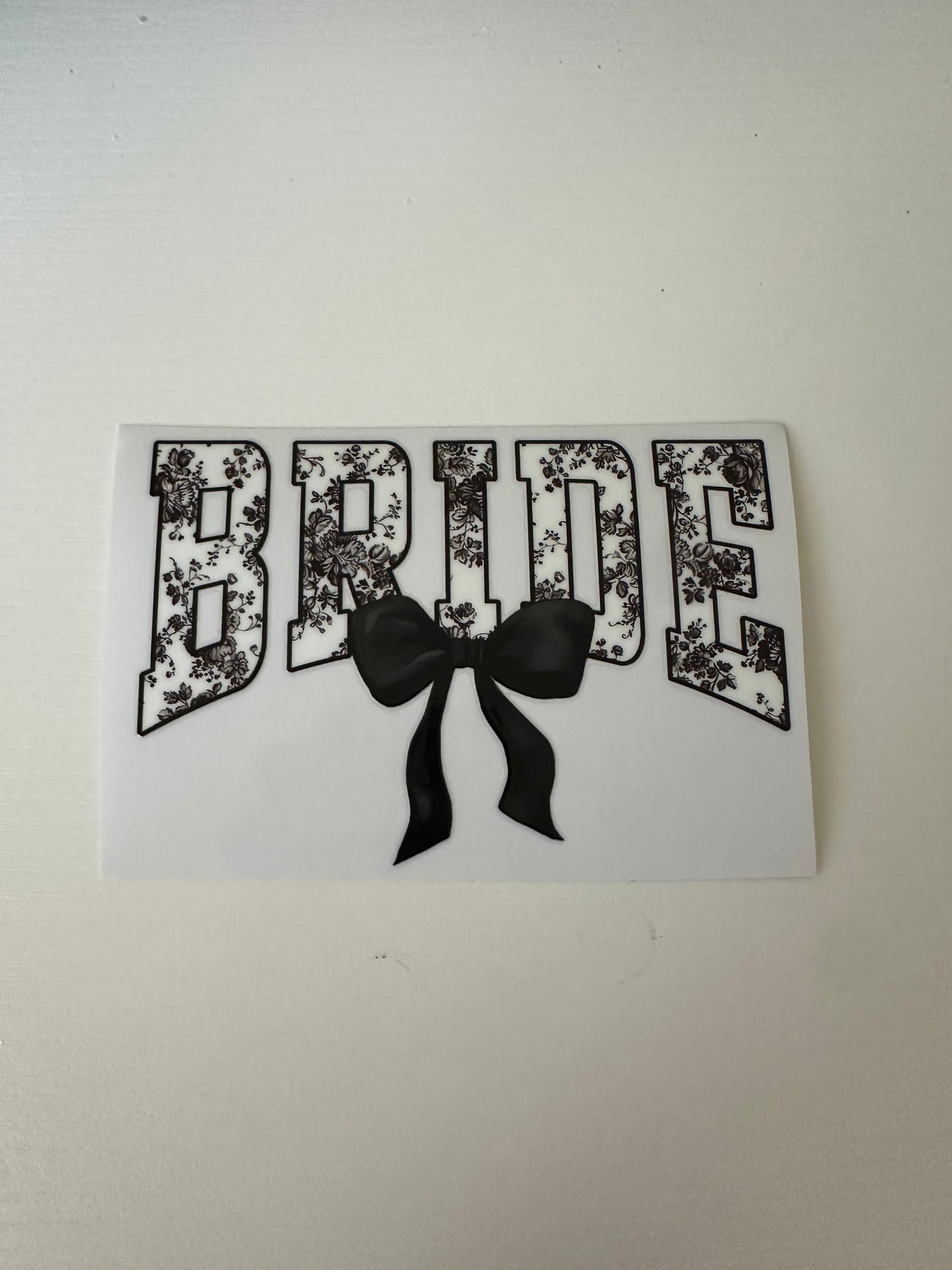 Bride Decal