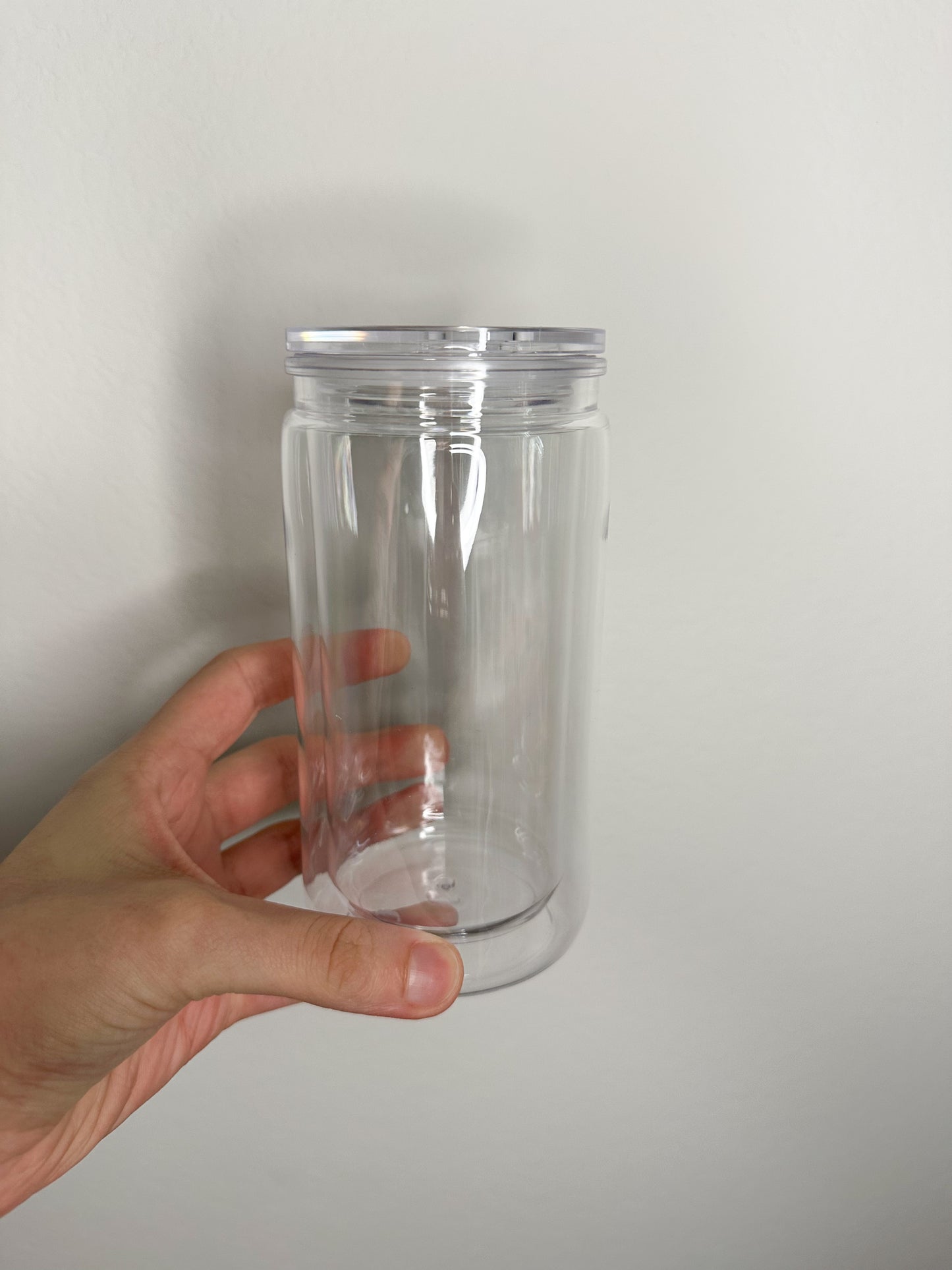 16oz custom acrylic Snowglobe (lava)