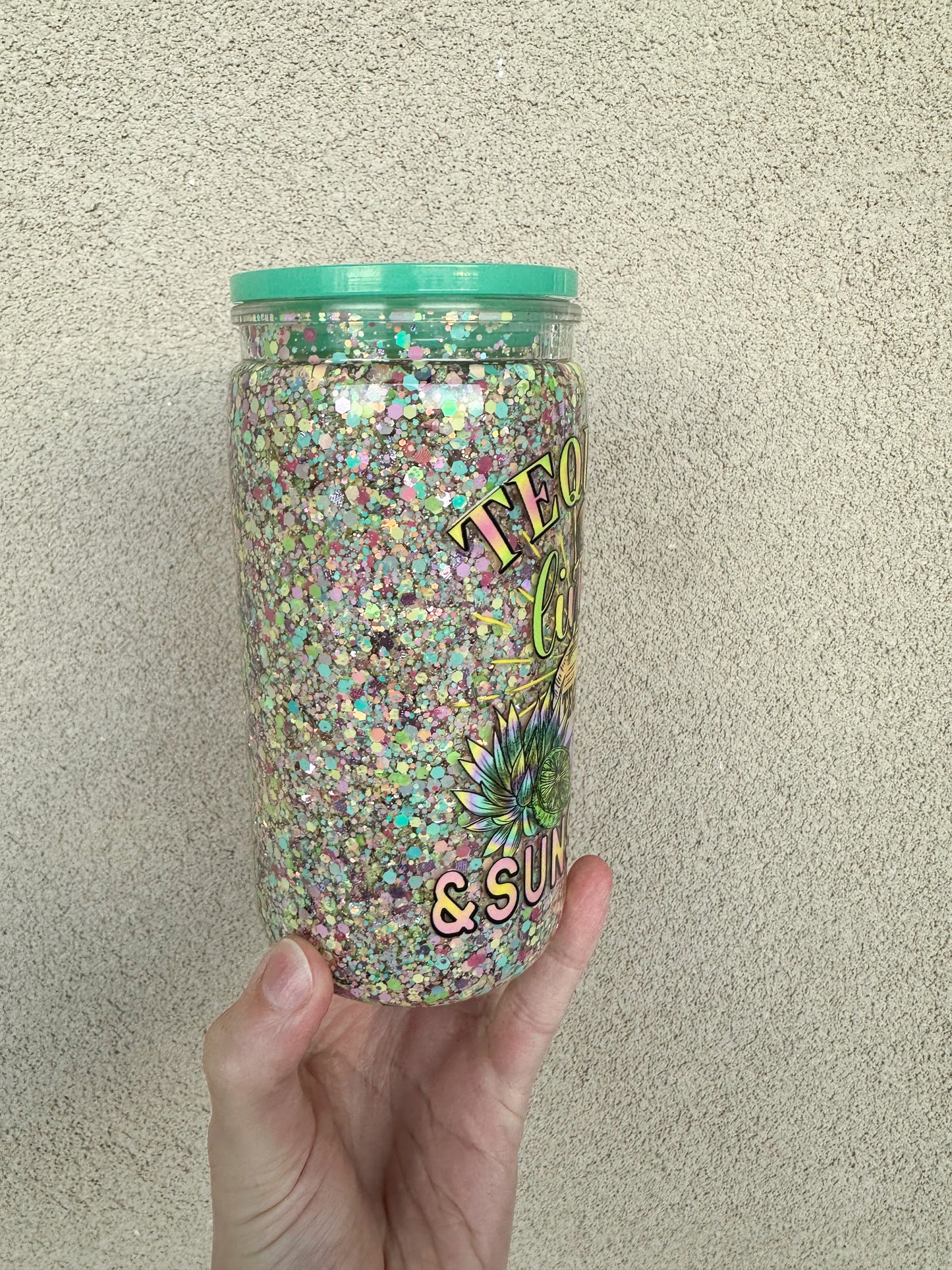 16oz acrylic tequila lime sunshine