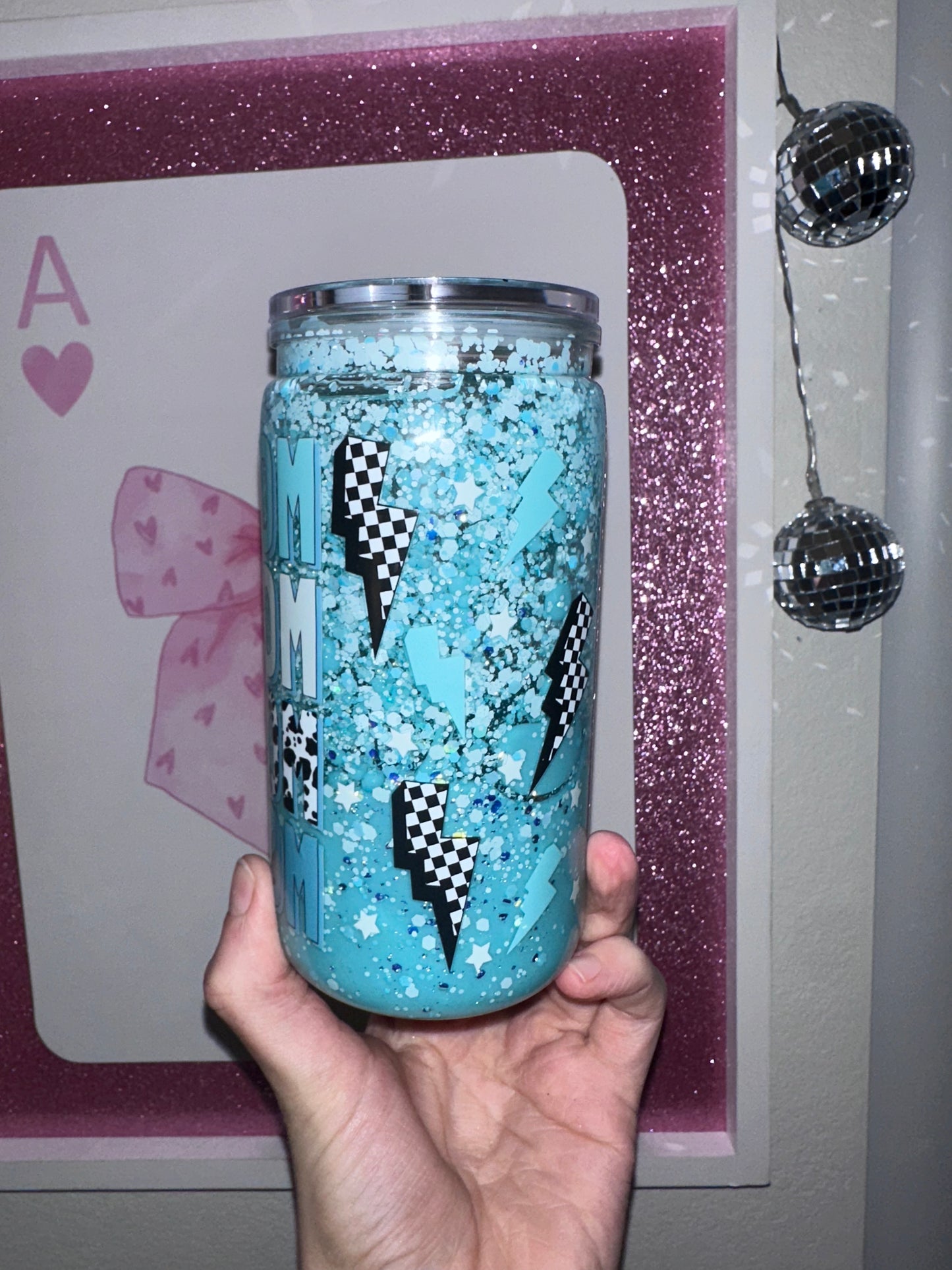 16oz acrylic boy mom