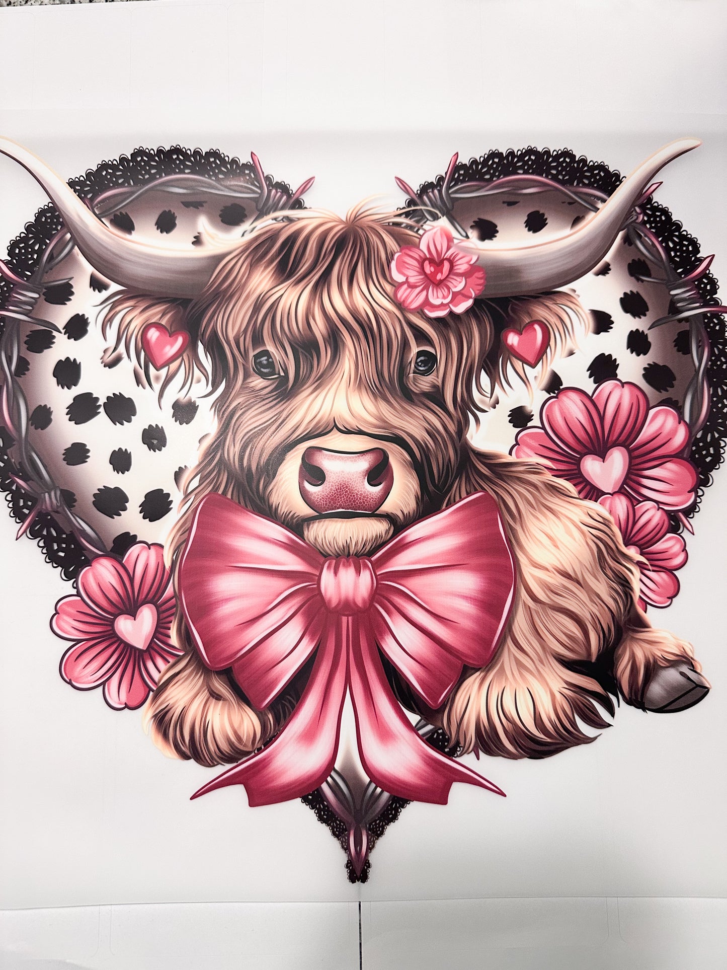 Heart cow