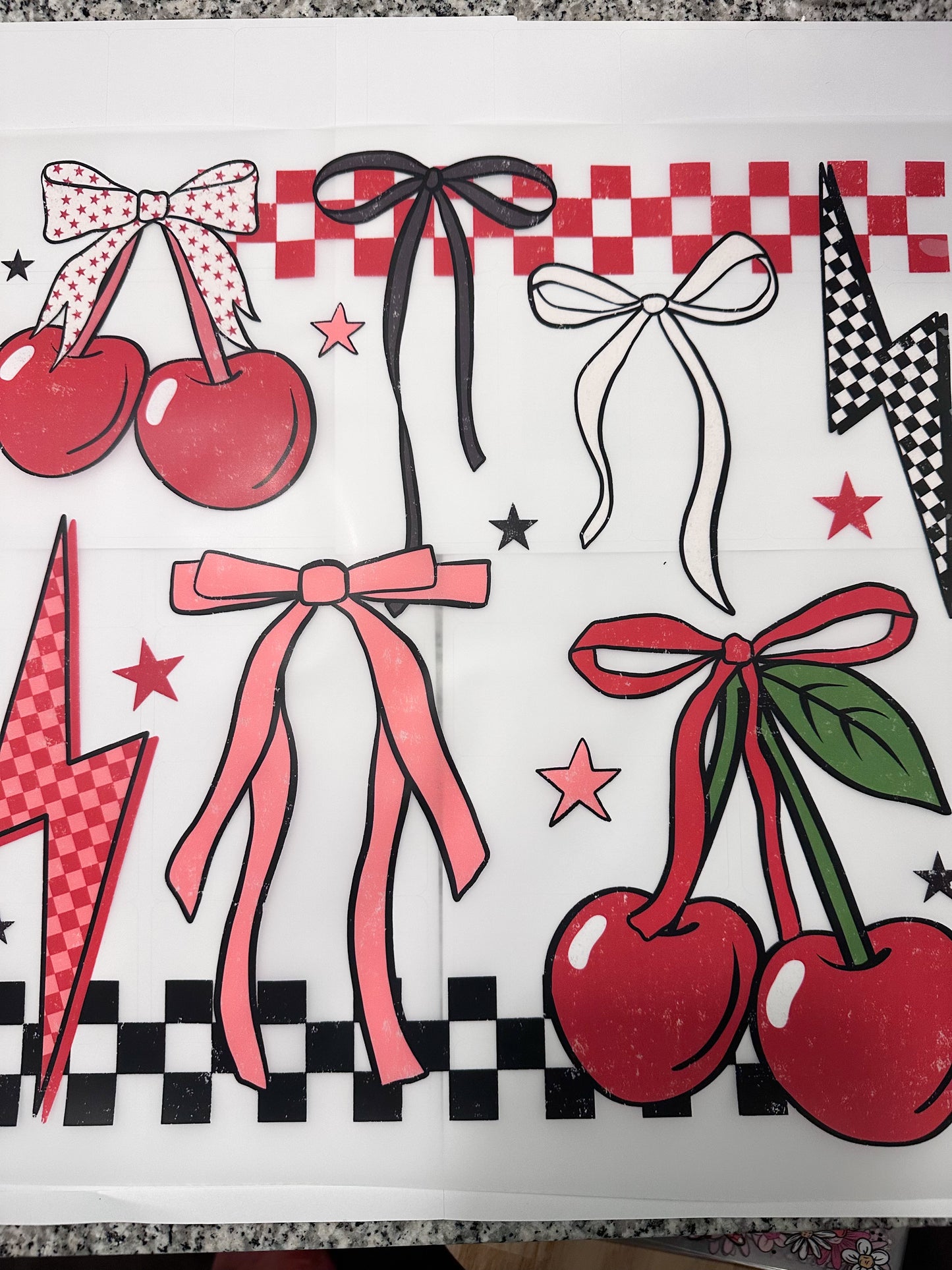 Cherry bows
