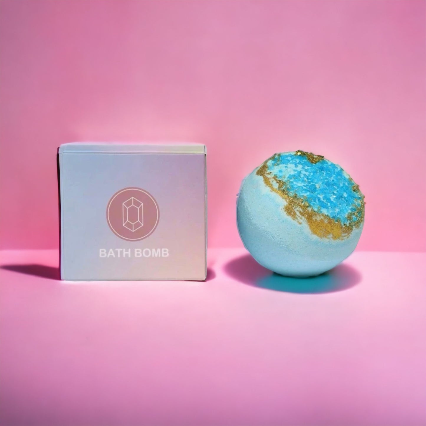 Sea Scented Aquamarine Geode Bath Bomb