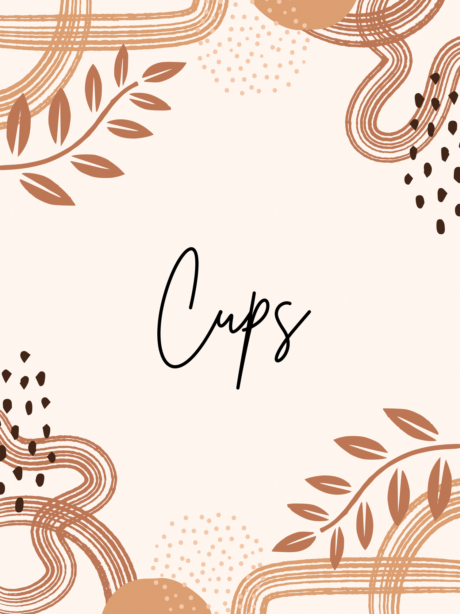 Glitter and Lava Cups