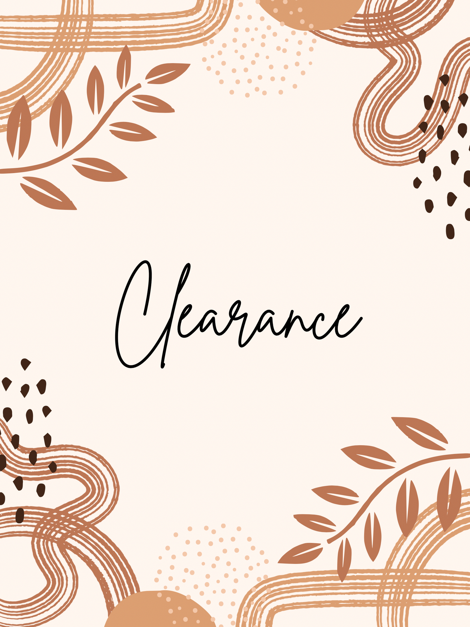 Clearance Items