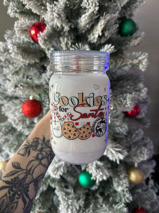 Milk Christmas cup