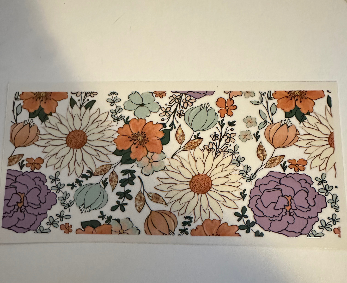 Boho Flowers Decal