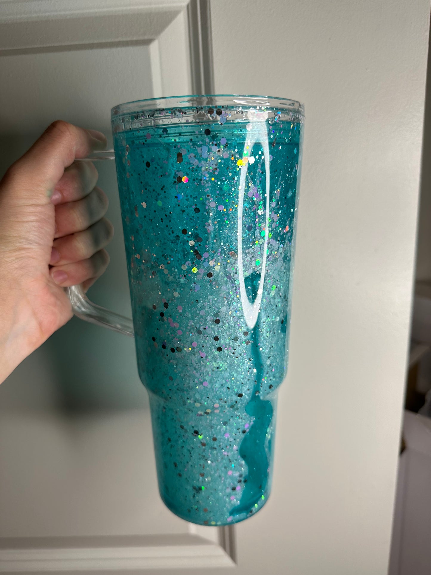 40oz Custom Snowglobe and Lava Tumblers (lava)