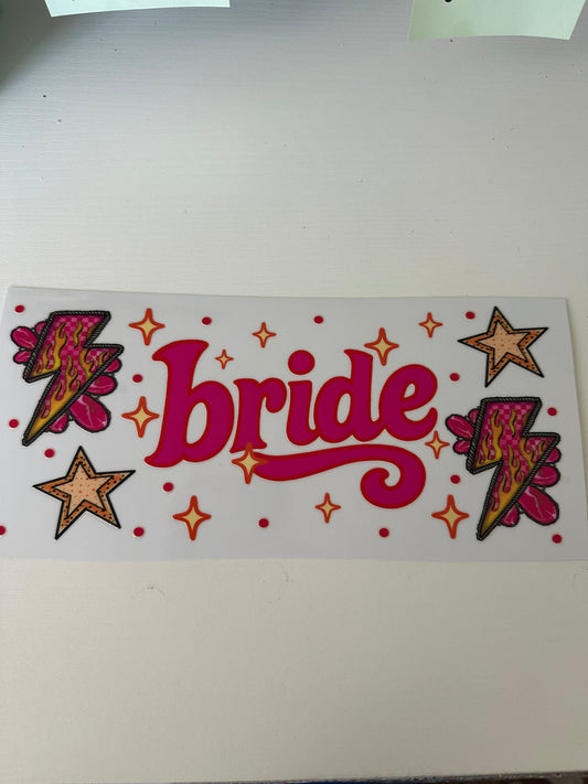 Bride Decal