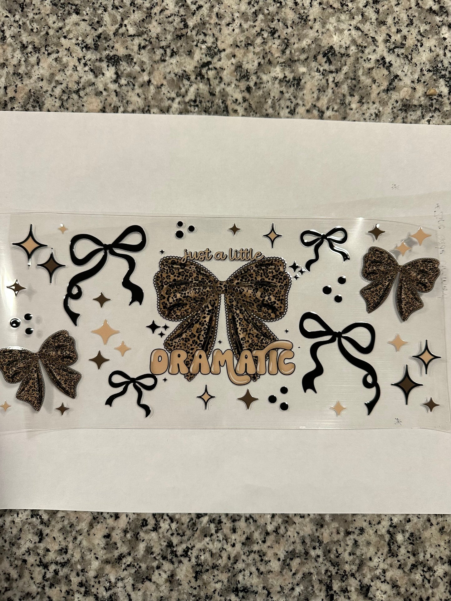 Just a little dramatic