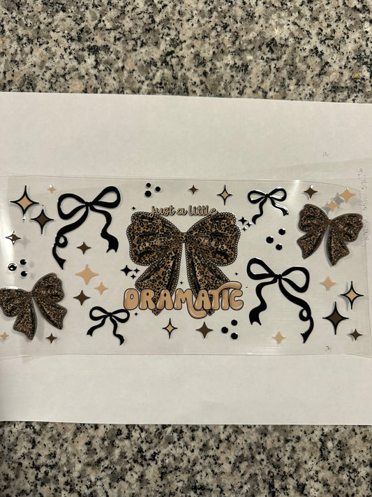 Just a little dramatic