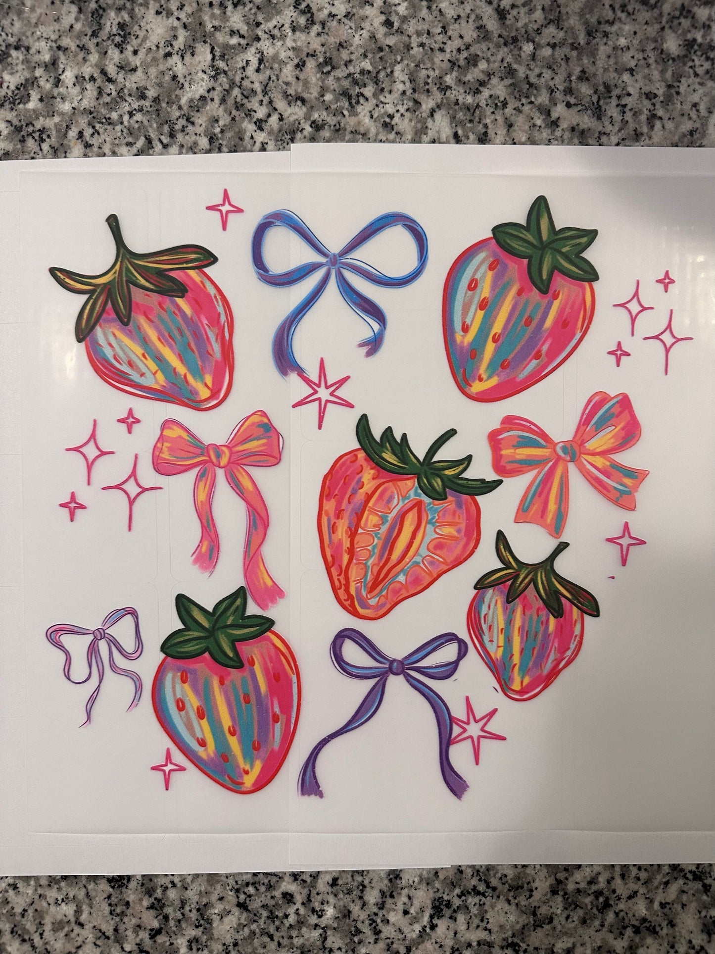 Strawberry bows