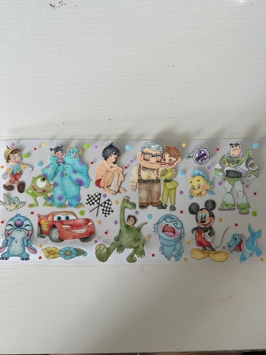 Characters decal