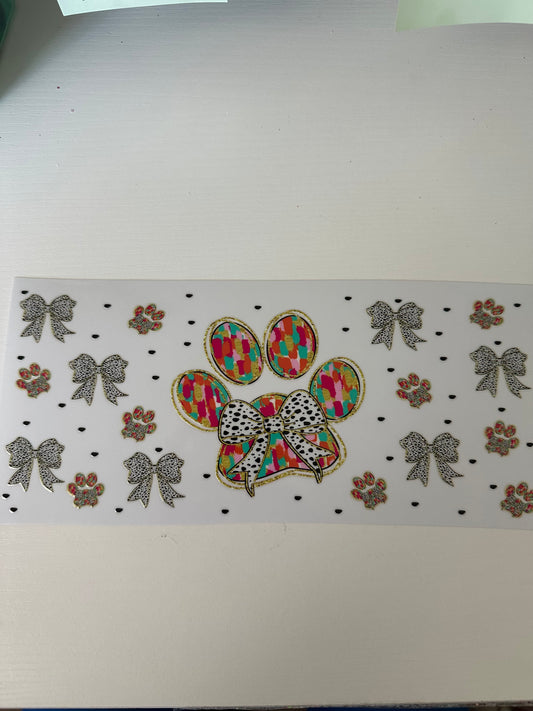 Paw Bows Decal