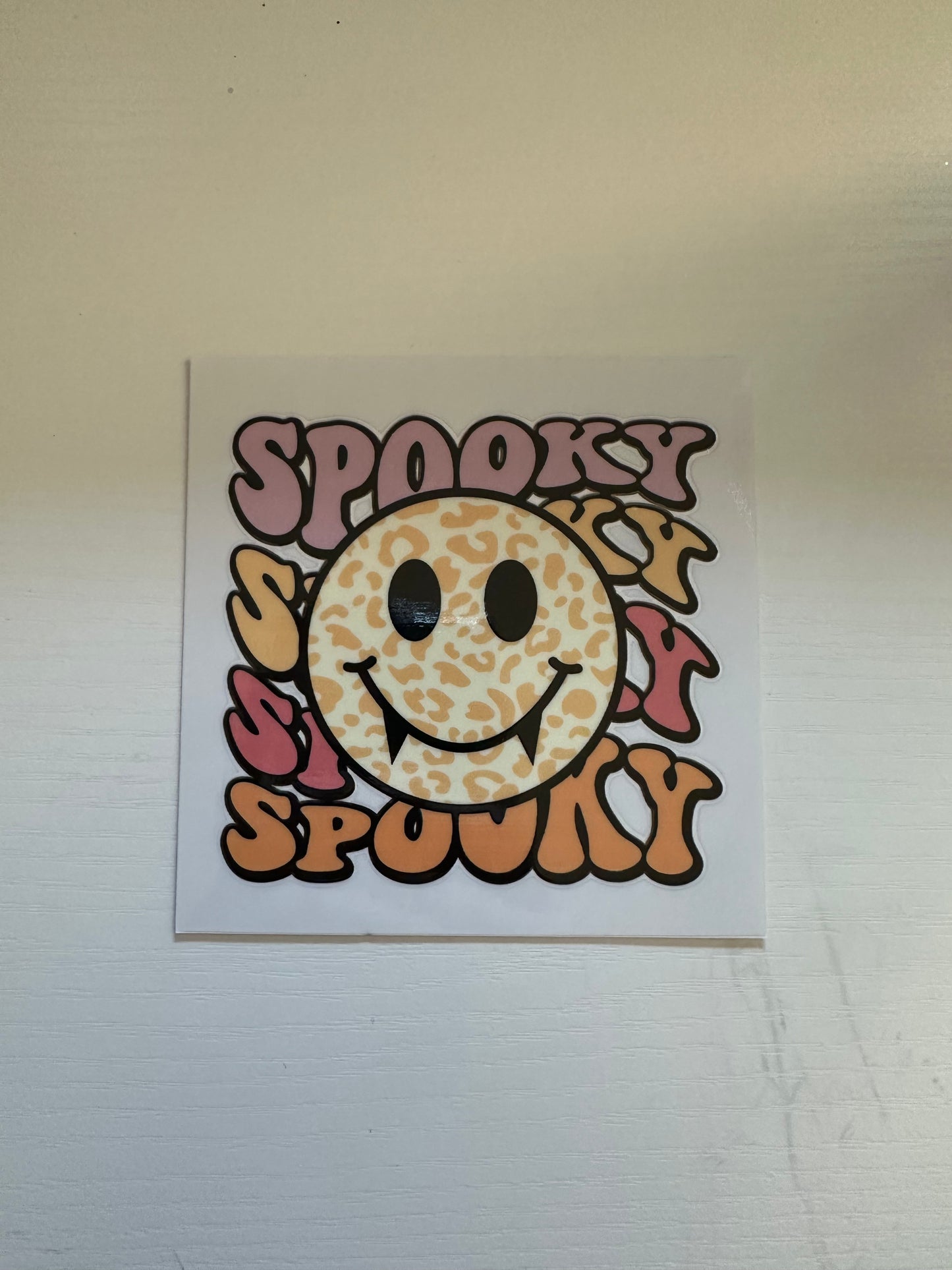 Spooky Face Decal