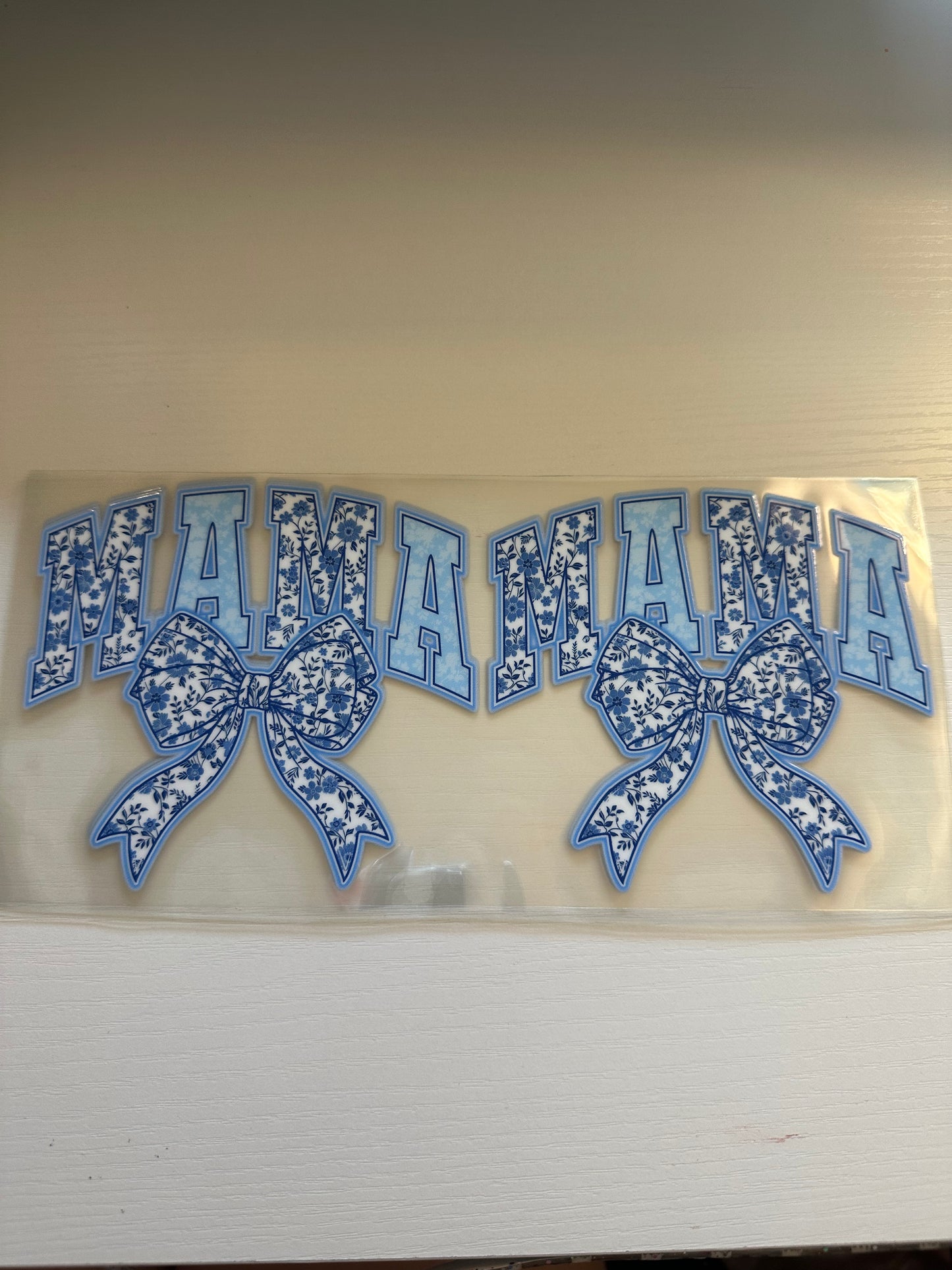 Blue Mama Decal