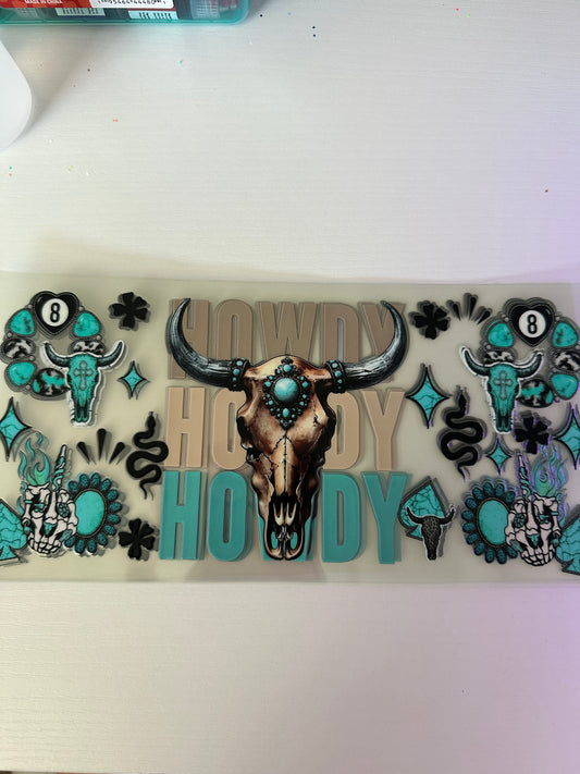 Howdy Western Decal
