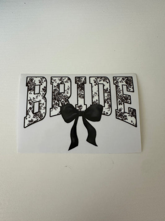 Bride Decal