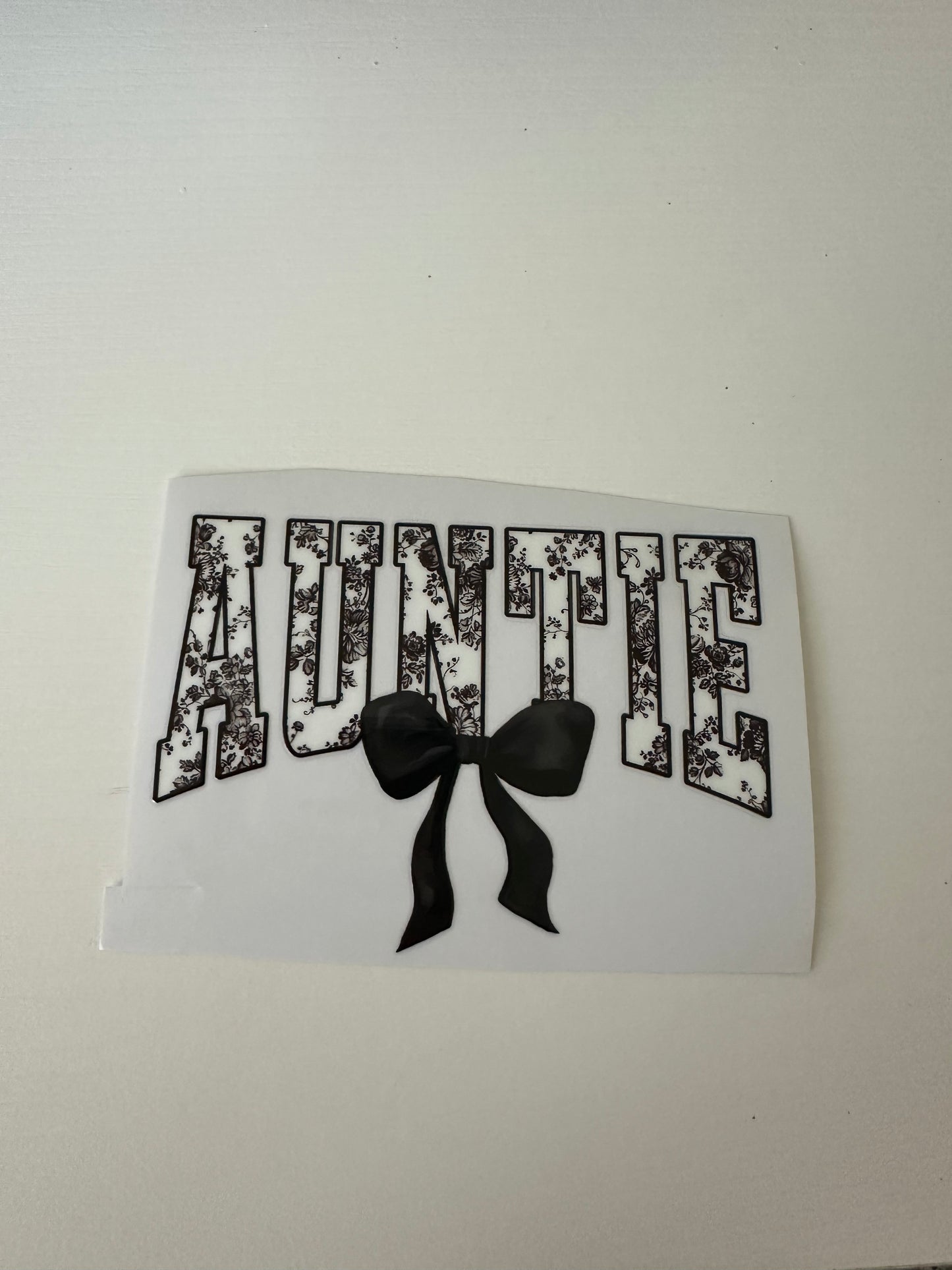 Auntie decal