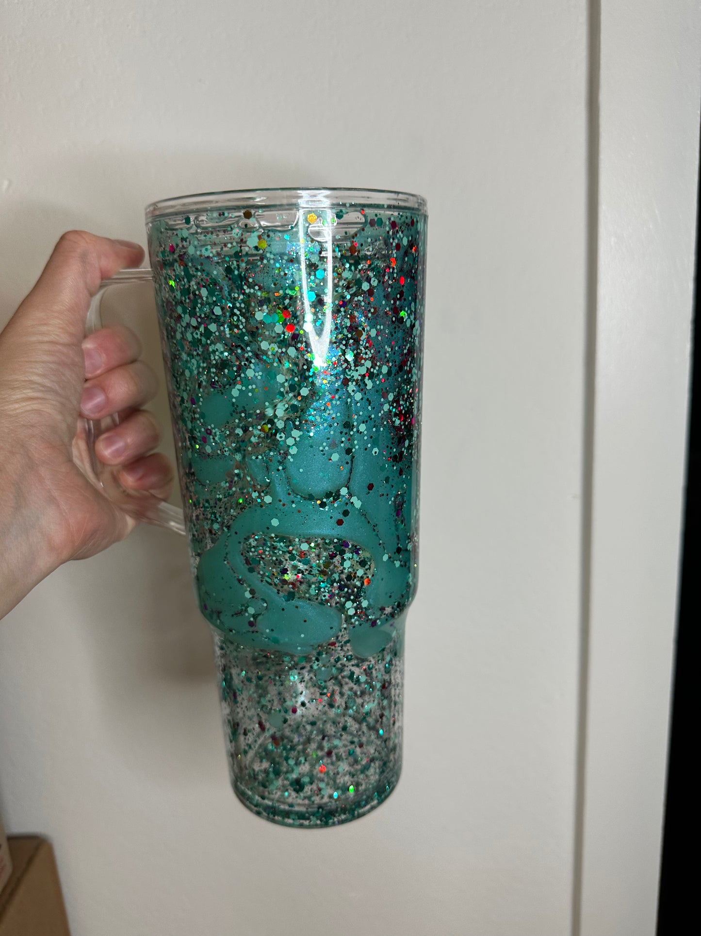 40oz western lava cup