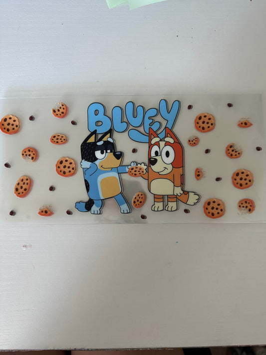 Cookie Bluey Decal