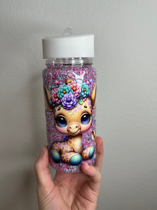 10oz giraffe kids cup