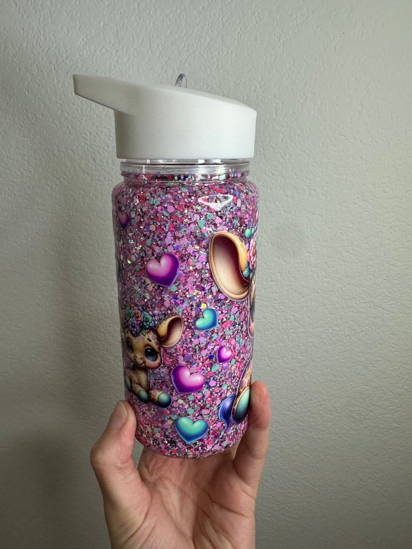 10oz giraffe kids cup