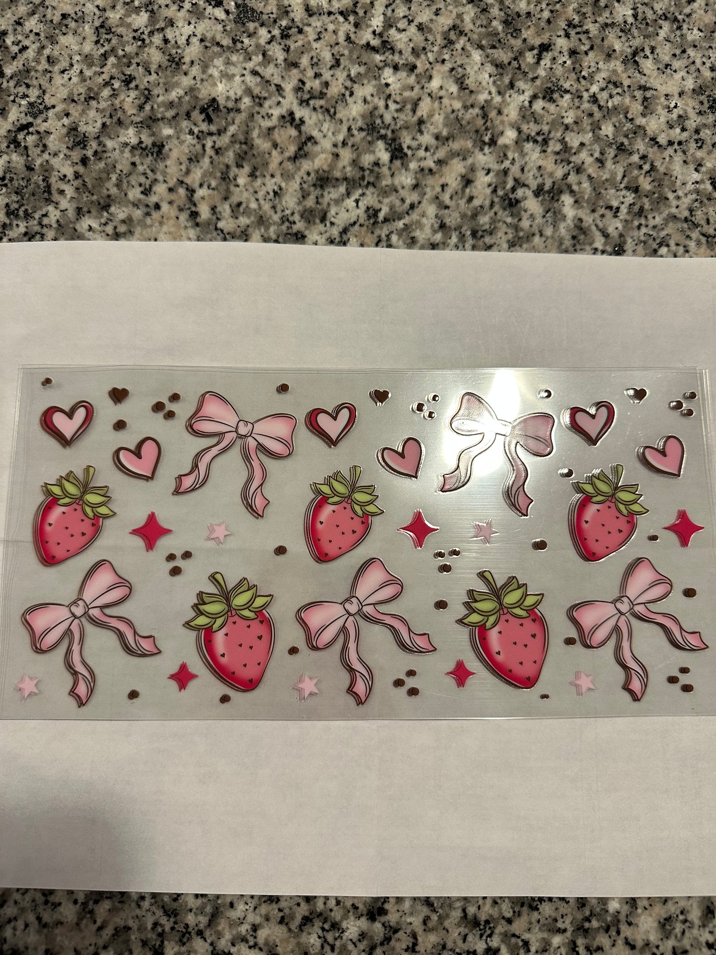 Strawberry and bows