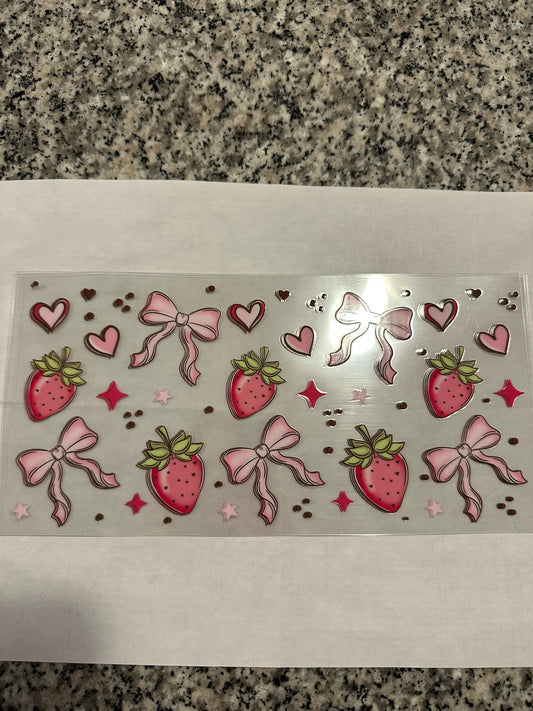 Strawberry and bows