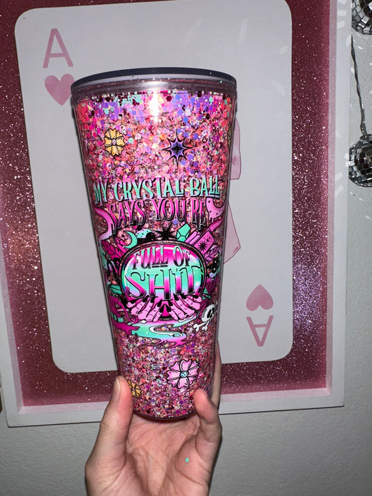 Crystal ball 24oz cup