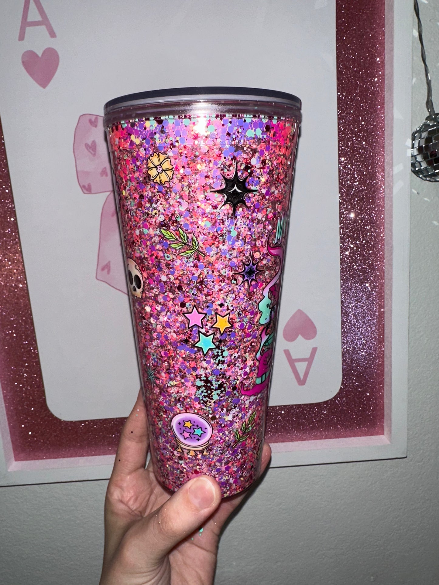 Crystal ball 24oz cup