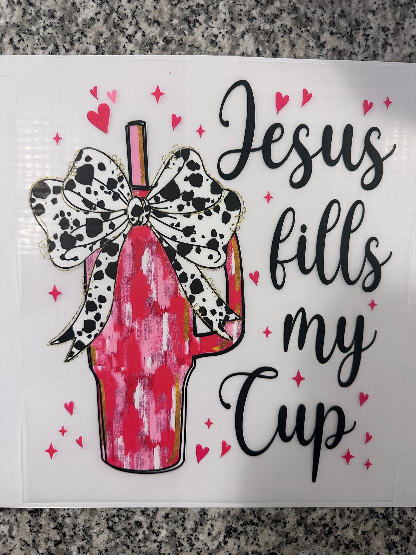 Jesus fills my cup