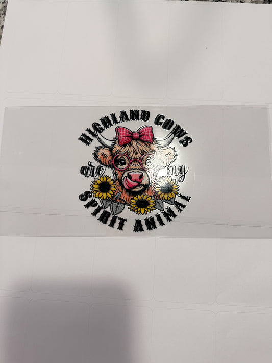 Highland cow spirit animal