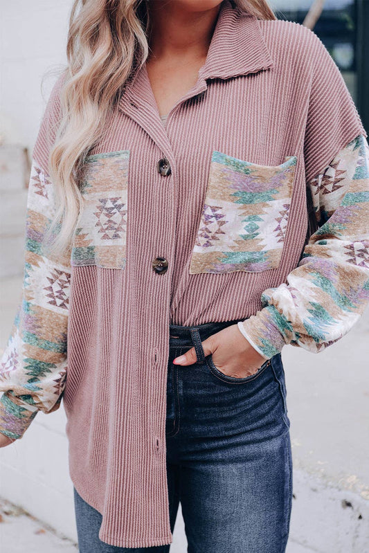 Aztec Corduroy Shacket