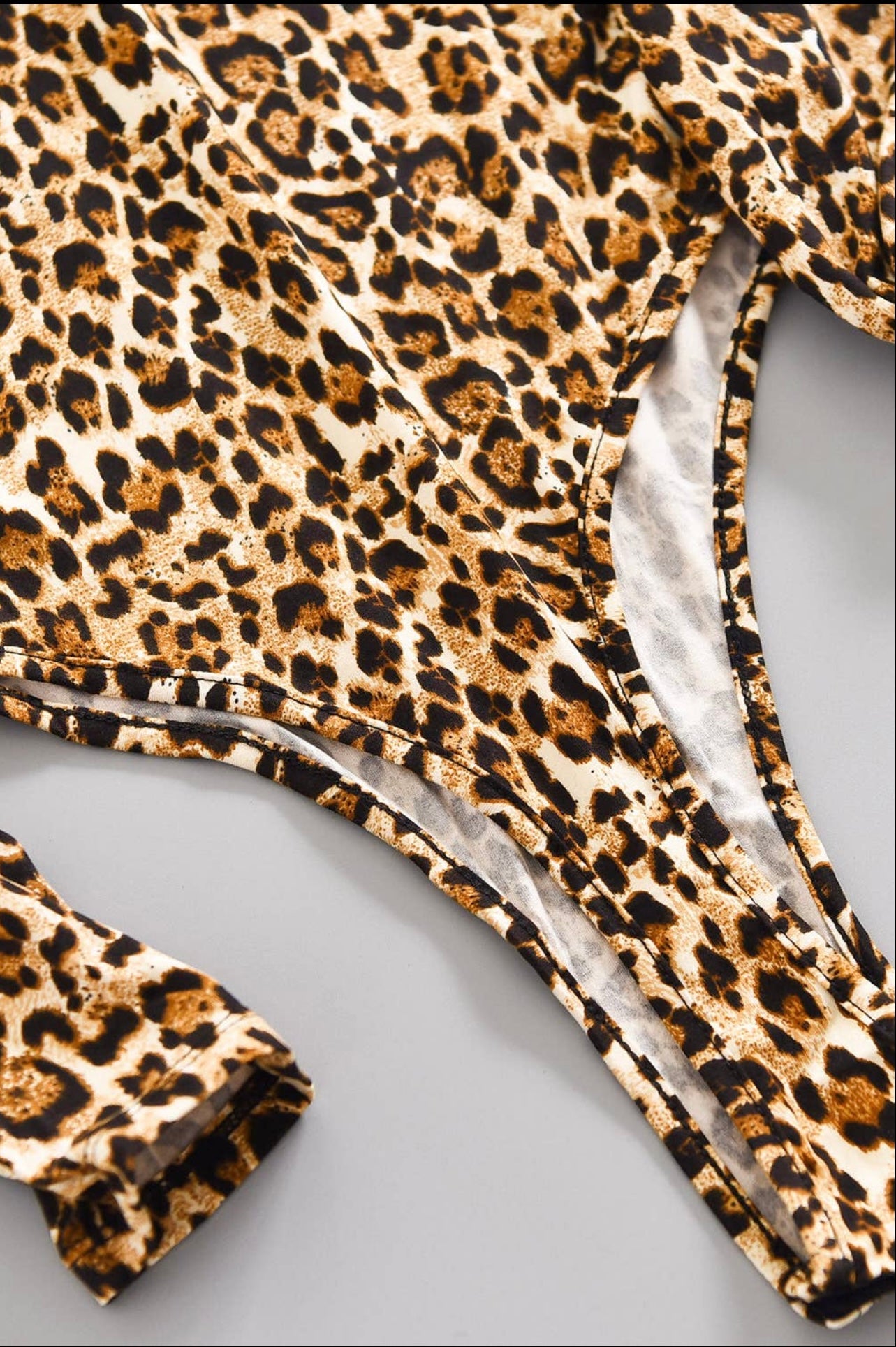 Print Mock Neck Bodysuit